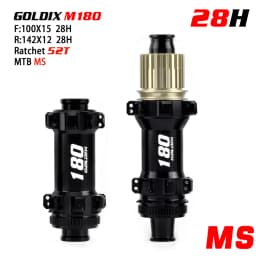 GOLDIX M180 MTB BOOST Hub Center Lock Disc 28H EXP Ratchet 52T Mountain XD Class Bike Hub for Shimano SRAM 11 12 Speed