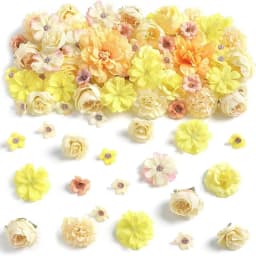 1Bag Artificial Flower Head For Home Room Wedding Decoration Handmade Craft Wreath Christmas Tree Decor 2025 Navidad Supplies