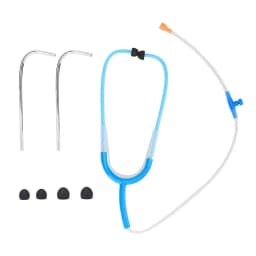 4 Color Binaural Hearing Aid Stethoscope Reduces Noise Medical Headphones Auditions Detection Hearing Aid Auxiliary Health Tools