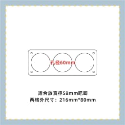 Acrylic Display Stand Holder Storage Box Barbecue Logo Display Rack Five Grids Dustproof Transparent Grain Tray Cartoon Acces...