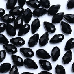 Austrian Crystal Teardrop Glass Beads 50pcs Briolette Waterdrop Pendant Loose Beads for Jewelry Making Bracelet DIY