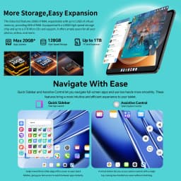 Odea A13 Tablets PC 13.4 inch 8GB RAM(+12GB Virtual) 128GB ROM FHD 8000mAh Unisoc T7280 Octa-Core Android 15 4G LTE