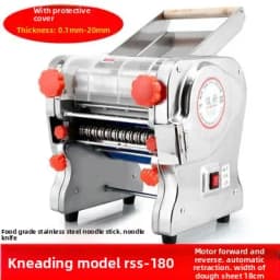 Stainless Steel Electric Dough Pressing Machine - Fully Automatic Commercial Kneading Machine