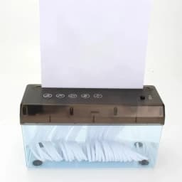 Mini Electric Paper Shredder A4 Portable Paper Cutter USB/Battery Powered Paper Invoice File Smasher Tool for Home Office School