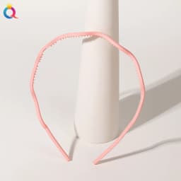 4mm Wide Thin Plastic Plain Headband for Women Girls Matte Hair Bands Teeth Comb DIY Skinny Hair Hoop Sport Hair Accessories