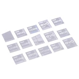 DIY Eleventh Generation 11th Generation Core I9 EVO I7 I5 Win10 Computer Sticker Notebook Label Laptop Metal Sticker