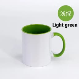 Custom Ceramic Mug Color Inside and Handle Inside Cup DIY Image Ceramic Mug DIY Photo Picture Logo Text Gifts