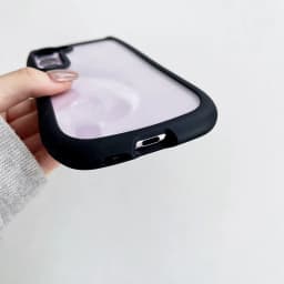 Cute Cat Ear Transparent Case For Samsung Galaxy S26 Ultra S26 S25 S24 S23 Plus S26 EDGE Soft Border Shockproof Cover S26