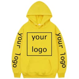2025 Private Customized Yours LOGO Graphic Print Hoodie Fashion Casual Hooded Sweatshirt Men Women High Quality Fleece Pullovers