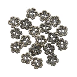 20Pcs 4mm Mini Buttons Flower Shape Metal Buckle Doll Clothes Buckles DIY Sewing Material Dolls Clothing Accessorie