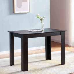 BonChoice 110/120/150cm Wooden Dining Tables for 2-6 Small Space, Rectangle Kitchen Table for Dining Room, Kitchen