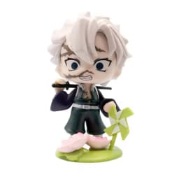 Hot sold 1-12pcs Anime Demon Slayer Model Tanjiro Kamado Nezuko cartoon figure PVC model ornament child Christmas Halloween gift