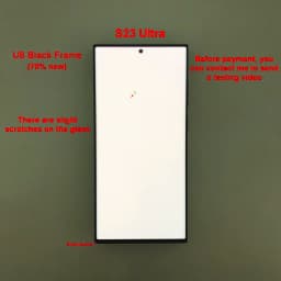 100% Testing for Samsung Galaxy S23 Ultra LCD S918E S918B/DS Display Touch Screen Digitizer Replacement with Defective Screen