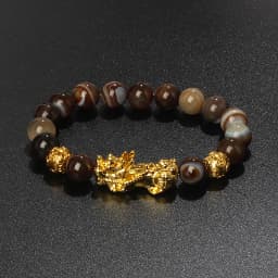 Color Changed Feng Shui Pi Xiu Bracelets Men Nature Stone Lucky Amulet Charm Beaded Bracelets Women Pi Yao Brave Wealth Jewelry