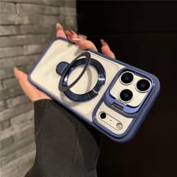 Double Bracket For Magsafe Glossy Case For iPhone 18 17 16 13 15 14 11 12 Pro Max Air Shockproof Cases For iPhone 14 15 16 Plus