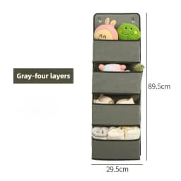 Space Saving Foldable Hanging Storage System Door Mounted Organizer for Shoes Toys Books Miscellaneous Items