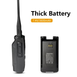 TYT MD-UV390 Plus Battery 2800/3600mAh Enlarge Thicker Battery Pack Compatible With MD-390 MD-680 MD-358 TH-UV8200 Two Way Radio