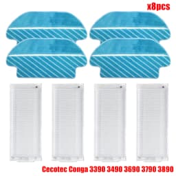 For Cecotec Conga 3290 3390 3490 3590 3690 3790 3890 Ultra Titanium Vital Vacuum Cleaner Main Side Brush Hepa Filter Spare Part