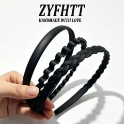 3pcs ZYFHTT Simple Acrylic Headband for Women Elegant Face Washing Hair Band Fashion Girls Hair Hoop Hair Accessories
