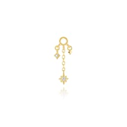AIDE 1 Piece 925 Sterling Silver Spare Parts Chains Part For Stud Earring Piercing Hoops Drop Earring Women Fine Jewelry Gift