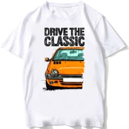 2026 New Drive A Legend Twingo Late Halogen Model Sport Car T-Shirt Boy White Tees Man's Clothing Summer Casual T Shirt