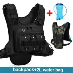 Running Cycling Chest Pack Hydration Vest For with 2L Water Bag Bicycle Race Marathon Sports Tactical Pouch Rid Camping Backpack