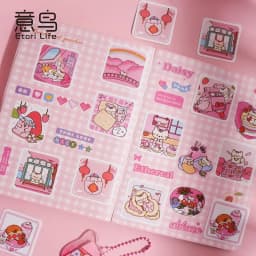 Etori Life Secret Garden Sticker 46pcs/pack Mini Boxed Stickers, DIY Decoration Stationery Notebook Diary Journal Stickers