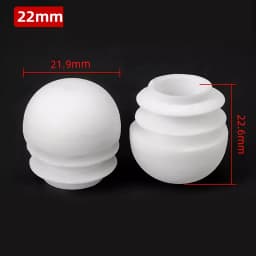 White Round Bung Plastic Blanking End Cap Tube Pipe Inserts Plug Insert Stoppers 13mm 16mm 19mm 20mm 22mm 25mm 28mm 30mm-60mm 