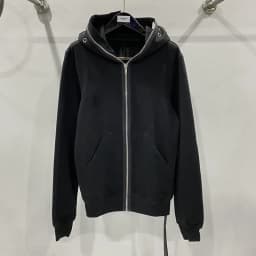 HKSH Autumn New Man Tide Dark RO Style Shark Shape Eyelet Zipper Hooded Long Sleeve Sweatshirt Chic Ins Hoodie Women Ins HK12791