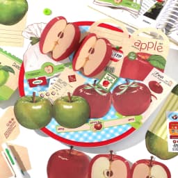 20pcs Fresh Store Series Food and Coffee Material Pack DIY Scrapbook Handbook Aesthetic Stationery Supplies