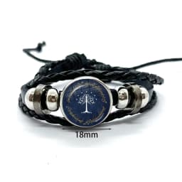 New Hot White Tree Gondor Keychain Lord Of The R Glass Dome KeyRing Bag Car Key Chain Ring Holder Charms Jewelry Gifts
