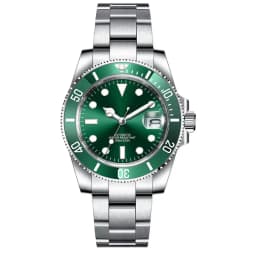 DIY Custom Automatic Watch Logo For Man High Quality NH35 Diving Mechanical Watches Sapphire Waterproof Ceramic Bezel 120 Click