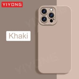 For iPhone16 Pro Max YIYONG Silky Liquid Silicone Soft Cover For iPhone 16 e 16e 15 14 Plus 11 12 13 Mini SE 2 3 2020 2022 Case