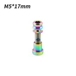 MUQZI Titanium Screw M5x17 19mm Stem Bolt Road Bike Handlebar Stem Bolt