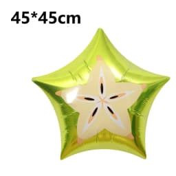 Cartoon Fruit Watermelon Pineapple Orange Birthday Balloons Wedding Holiday Festival Party Decoration Foil Balloon