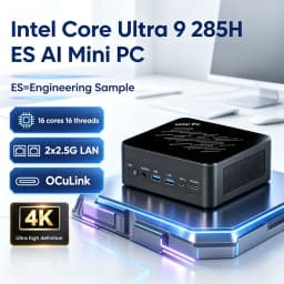Topton Mini PC Gamer 15th Gen Intel Ultra 9 285H ES 7 255H ES OCuLink USB4 2x2.5G LAN 2xPCIe Desktop Computer Windows 11 WiFi6E