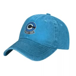 Capsule Corp Denim Baseball Cap Popular Desgin Sport Trucker Hat Summer Dropshipping Man Trendy Print Baseball Caps