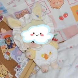 Doll Clothes 20cm Cotton Doll Replacement Clothes Hooded Sweaters Plush Doll Clothes Children's Holiday Gifts