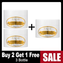 AILKE Vitamin C Brightening Face Cream, Hydration, Moisturizing, Anti-Wrinkles, with Collagen, Lightweight Texture, Non-Greasy