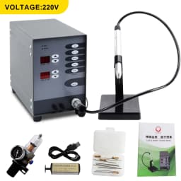 Jewelry Pulse Spot Welding Machine with Argon Protection for Gold Silver Repair and Metal Jewelry Making Tool