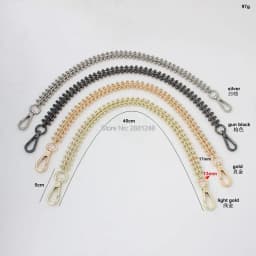 1PC 60/70/100/110/120/130CM 17MM High-end Metal Bag Chains For Women Handbag Shoulder Strap Crossbody Bag Belt Chain Accessories
