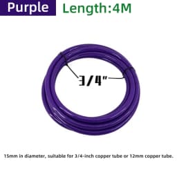 PE Plastic Copper Pipe Protector 1/4"/3/8"/1/2"/5/8" Anti-Deformation Copper Pipe Protection Tool Tube for Air Conditioning 205