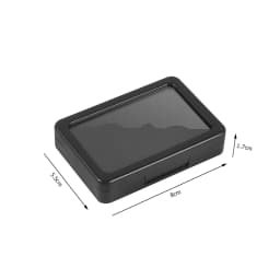 Top Glass Gem Box Gemstone Holder Display Loose Diamond Stone Show Jewelry Case Storage Organizer Tool Coin Jar Novel Container