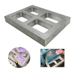 Aluminum Casting Mould Frame Thickness 12mm Vulcanized Rubber Molding Tool Jewelry Tools