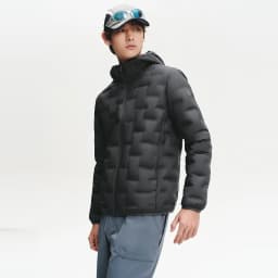 BOSIDENG Men's Hooded Lightweight down Jacket Warm Zipper Casual Winter Outerwear Coat for Outdoor