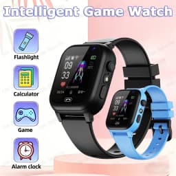 Children's Smartwatch Boy and Girl HD Call LED Flashlight SOS LBS Location Waterproof GPS Alarm Clock Step Count Smart Watch H10