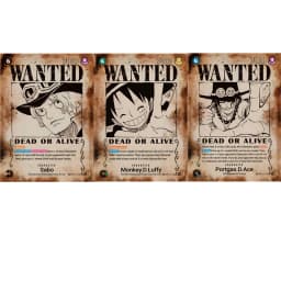 Diy One Piece Wanted Poster Japanese Sets Luffy Ace Sabo Roger Op13 Sec Sp Eustass Kid Op01-051 Op09-004 Shanks Op09-093 Teach