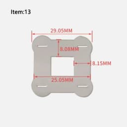 50pcs 18650 Lithium Battery Nickel Sheet Polygonal Battery Nickel Sheet For Spot Welding Machine Batteries Connection Sheets