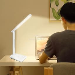 Bedside Lamp Three Speed Color Temperature Brightness USB LED Wireless Charging Folding Student Learning Eye Protection Lights