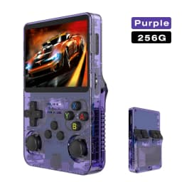 128G Open Source Video Game Console Linux System 3.5 Inch IPS Screen Orange Portable Pocket Video Player 64G 256G best Game
